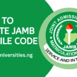 How to Create JAMB Profile Code