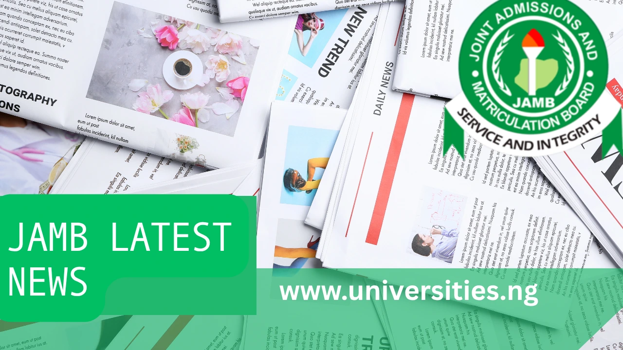 JAMB Latest News